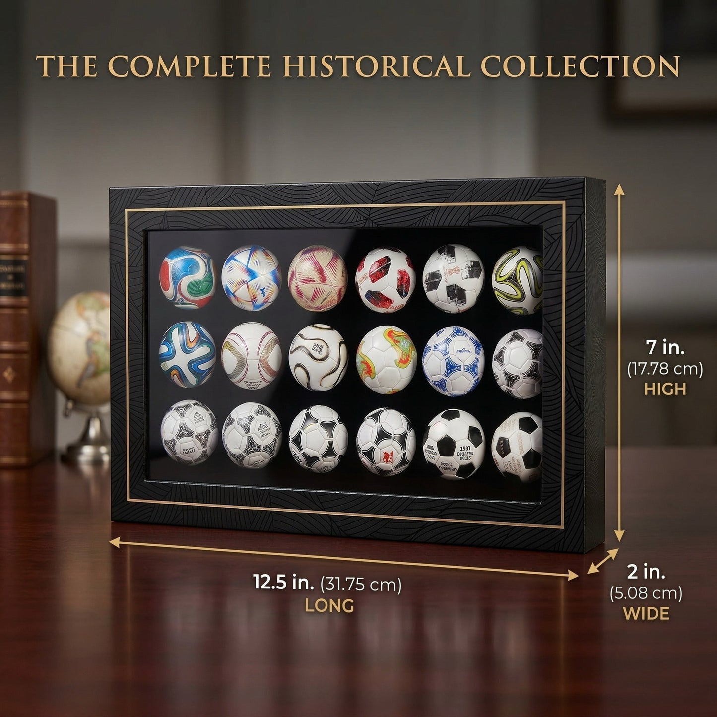 🏆 56 Years of Glory: Set of Handmade Mini Soccer Balls! (1970–2026)⚽️