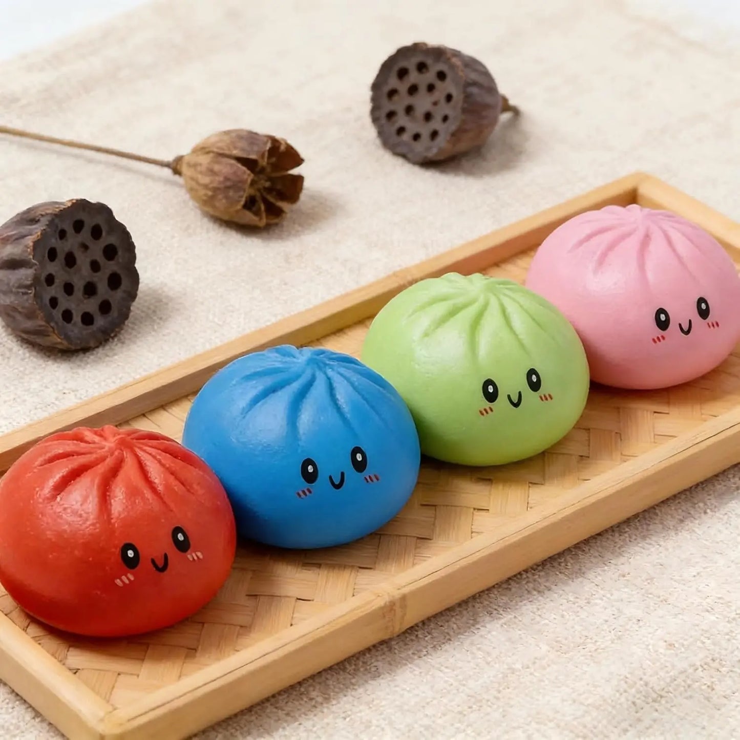 🥟Squeeze Your Stress Away with Glittery Cuteness! ✨💖