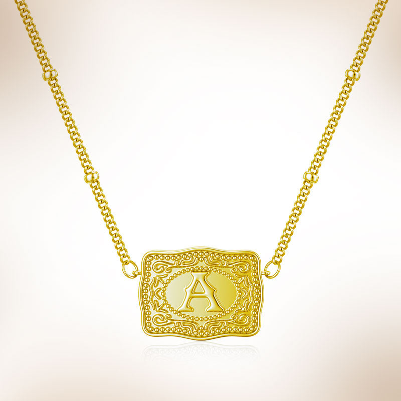 🤠Western cowboy style + Letter bracelet🔠