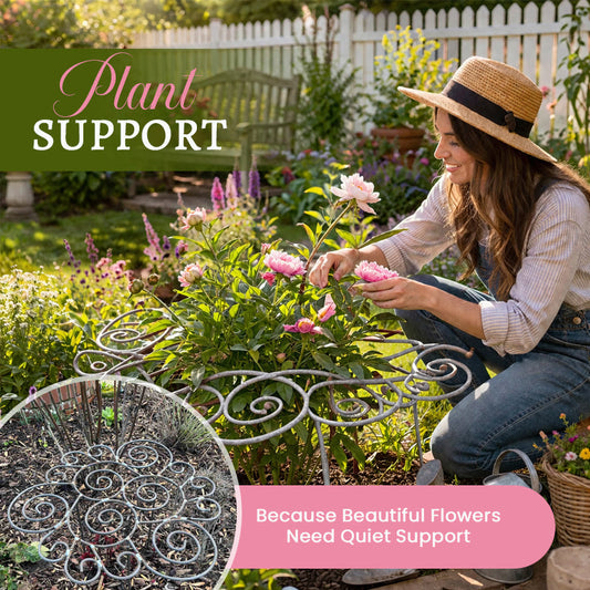 🌸 Your flowers stand tall, silently – plant support that disappears in the greenery! 🌿✨