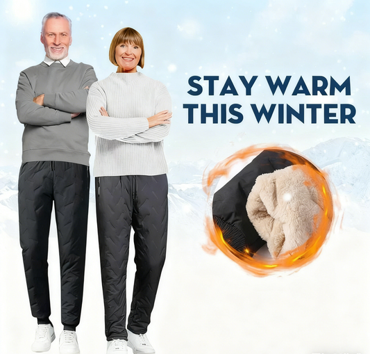 ⏳LAST DAY 50% OFF!! ✨Unisex Super Soft & Warm Fleece-Lined Waterproof Trousers