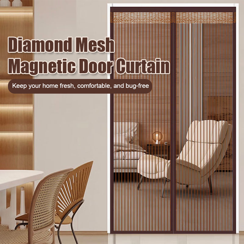 🚪 Step through, it snaps shut – magnetic screen door installs in 5 minutes! ⏱️🧲