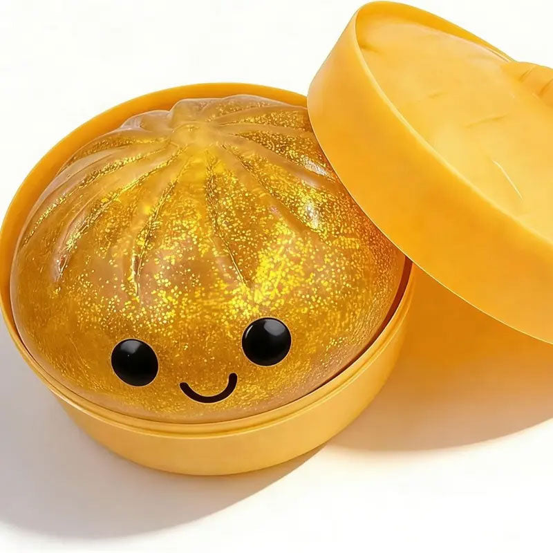 🥟Squeeze Your Stress Away with Glittery Cuteness! ✨💖