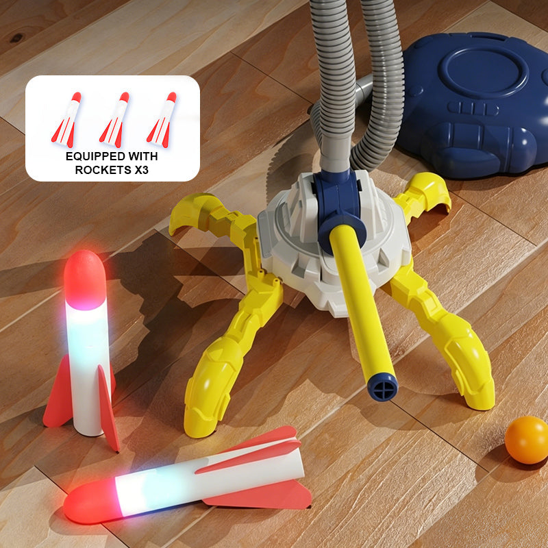 Light Up the Night Sky with Stomp-Powered Rockets! 🚀✨🌙