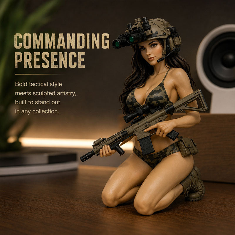 🎯 Tactical Beauty Desktop Collectible Figure! 🔥