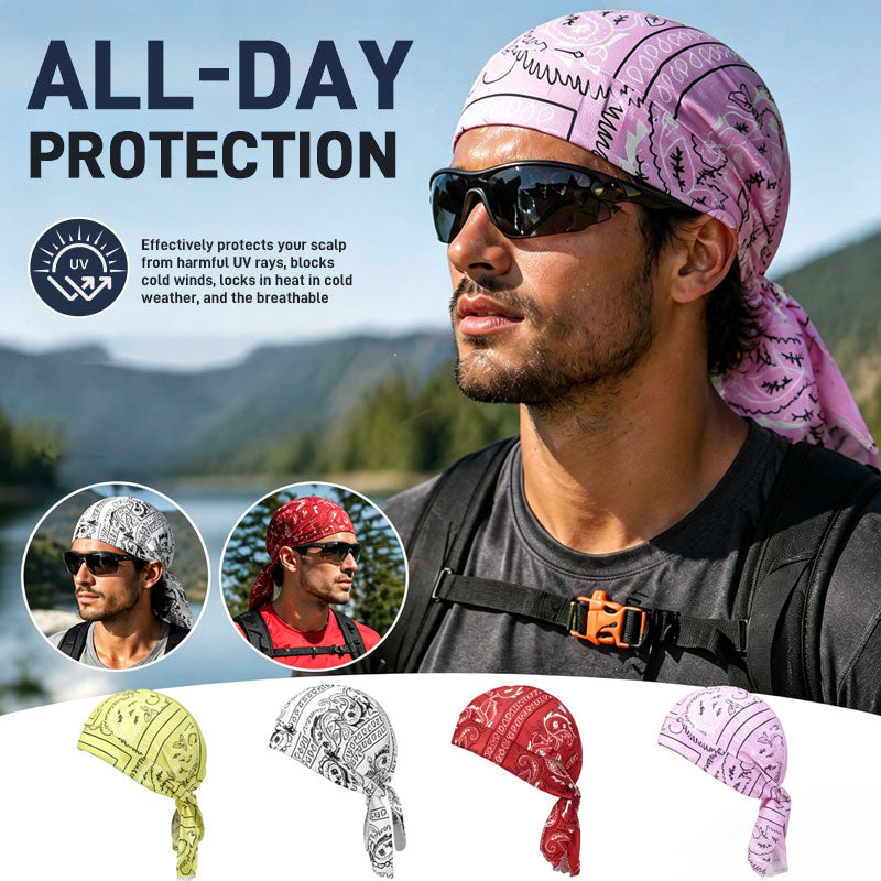 🏴‍☠️ Elastic pirate hat for outdoor sports – fits any head, survives any adventure! and free shipping⚡