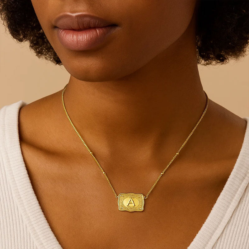 🤠Western cowboy style + Letter bracelet🔠