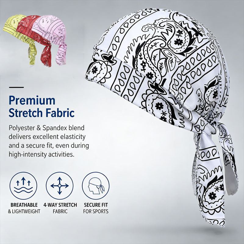 🏴‍☠️ Elastic pirate hat for outdoor sports – fits any head, survives any adventure! and free shipping⚡