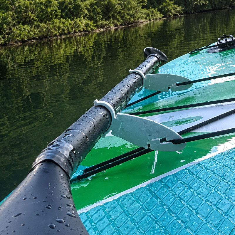 🧘‍♀️ Hands-Free SUP Paddle Holder: Secure Deck Track Clip! 🚣