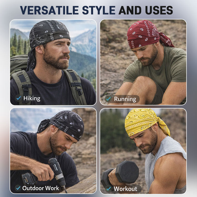 🏴‍☠️ Elastic pirate hat for outdoor sports – fits any head, survives any adventure! and free shipping⚡