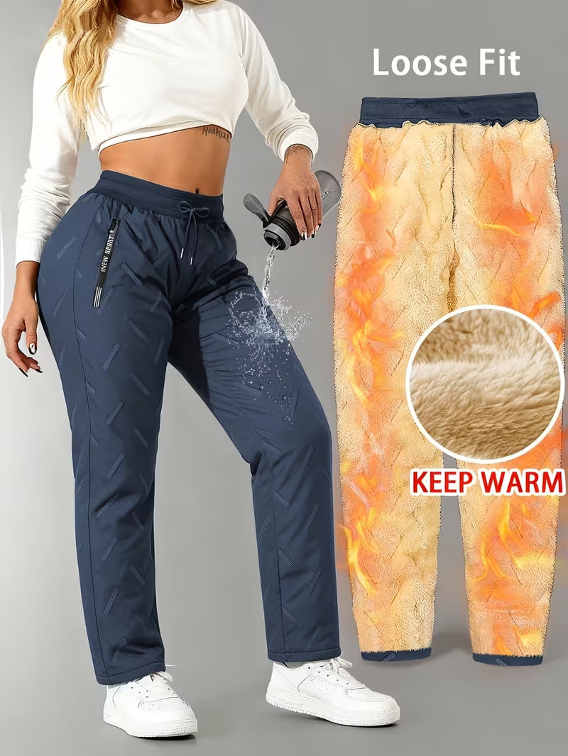 ⏳LAST DAY 50% OFF!! ✨Unisex Super Soft & Warm Fleece-Lined Waterproof Trousers