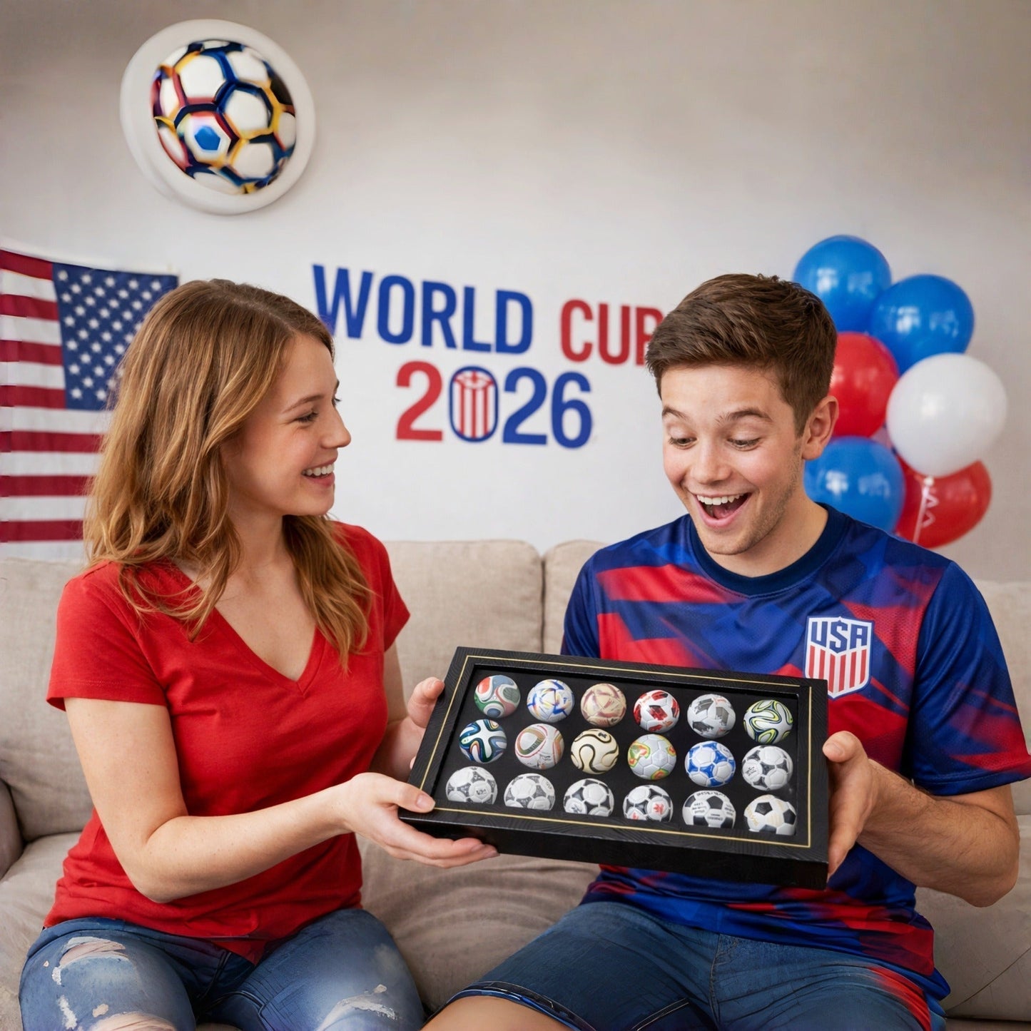 🏆 56 Years of Glory: Set of Handmade Mini Soccer Balls! (1970–2026)⚽️