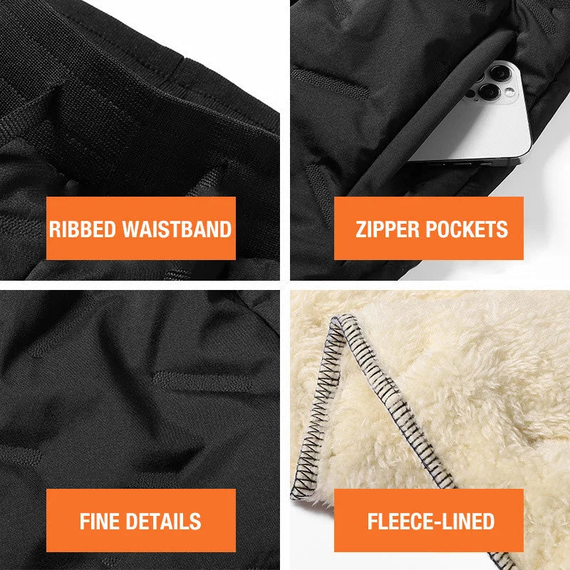 ⏳LAST DAY 50% OFF!! ✨Unisex Super Soft & Warm Fleece-Lined Waterproof Trousers